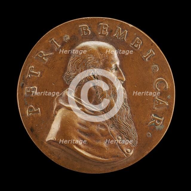 Pietro Bembo, 1470-1547, Cardinal 1538, Venetian Philologist, Poet and Belletrist [obv], 1537/1547. Creator: Benvenuto Cellini.