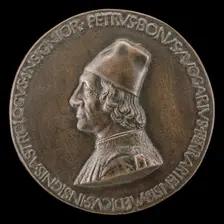 Pietro Bono Avogario, 1425-1506, Physician and Astrologer [obverse], c. 1472. Creator: Sperandio Savelli