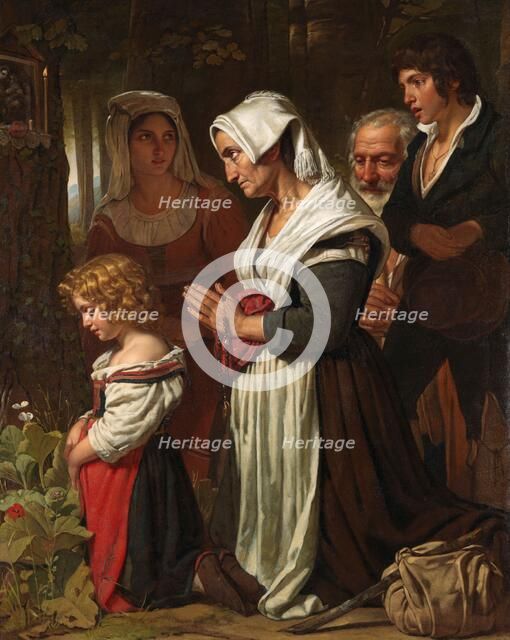 Piety, 1823. Creator: Cornelis Kruseman.