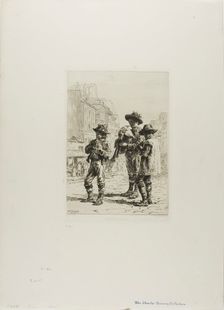 Pifferari, c. 1865. Creator: Charles Emile Jacque