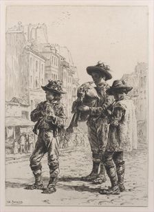 Pifferaris, 1864. Creator: Charles Emile Jacque
