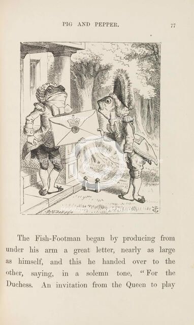 Pig and Pepper. Alice in Wonderland by Lewis Carroll, 1868-1870. Creator: Tenniel, Sir John (1820-1914).