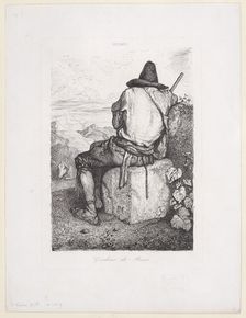 Pig Keeper, 1843. Creator: Alexandre Gabriel Decamps