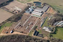 Piggery and anaerobic digestion plant, West Sussex, 2018. Creator: Damian Grady
