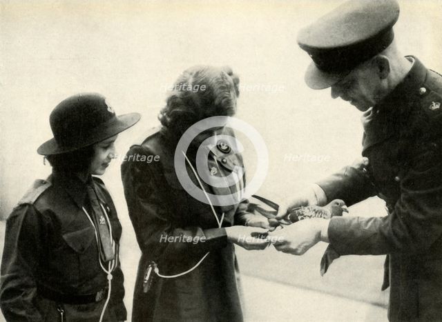 'Pigeon Post', 20 February 1943, (1947).  Creator: Unknown.