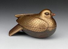 Pigeon-Shaped Box, 19th century. Creator: Unknown