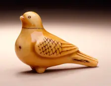 Pigeon-Shaped Flute, Mid-19th century. Creator: Ohara Mitsuhiro