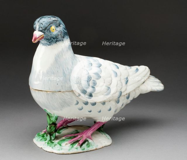 Pigeon Tureen, Strasbourg, c. 1755. Creators: Strasbourg Pottery Factory, Johann Wilhelm Lanz.
