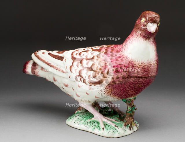 Pigeon Tureen, Strasbourg, c. 1755. Creators: Strasbourg Pottery Factory, Johann Wilhelm Lanz.