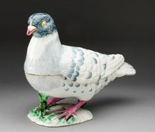 Pigeon Tureen, Strasbourg, c. 1755. Creators: Strasbourg Pottery Factory, Johann Wilhelm Lanz