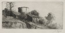 Pigeon Tower. Creator: Alphonse Legros (French, 1837-1911)