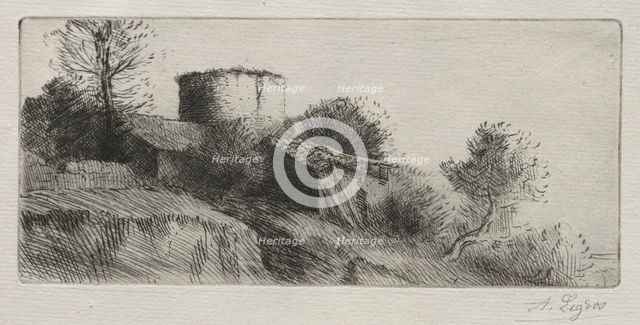 Pigeon Tower. Creator: Alphonse Legros (French, 1837-1911).