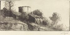 Pigeon Tower (La tour aux pigeons). Creator: Alphonse Legros