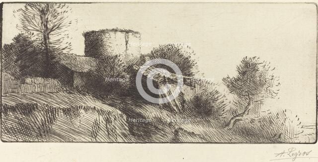 Pigeon Tower (La tour aux pigeons). Creator: Alphonse Legros.