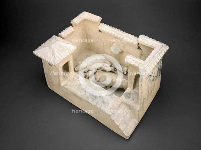 Pigsty and Latrines, Han dynasty (206 B.C.-A.D. 220), 1st century B.C./A.D. Creator: Unknown.