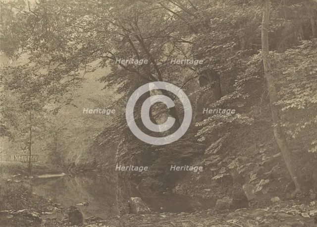 Pike Pool, 1880s, printed 1888. Creator: George Bankart.