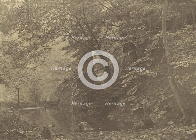 Pike Pool, 1880s, printed 1888. Creator: George Bankart.