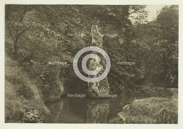 Pike Pool, Beresford Dale, 1880s. Creator: Peter Henry Emerson.