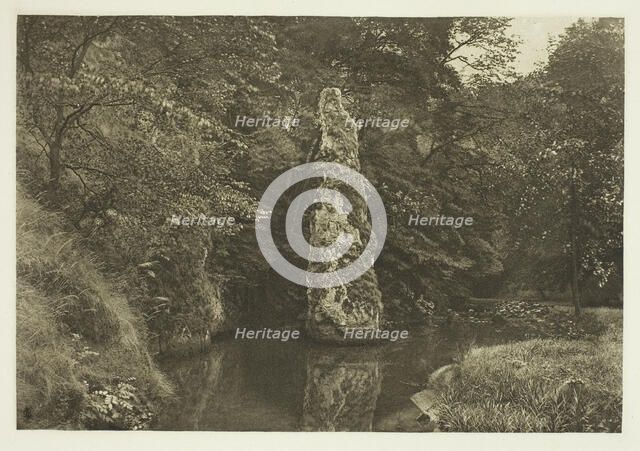 Pike Pool, Beresford Dale, 1880s. Creator: Peter Henry Emerson.