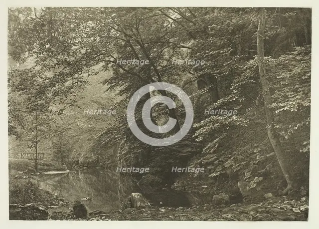 Pike Pool (from below), 1880s. Creator: Peter Henry Emerson.