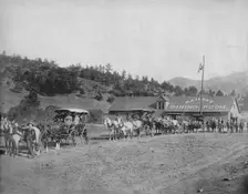 Pike's Peak (Col.) Toll Road c1897. Creator: Unknown