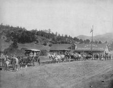 Pike's Peak (Col.) Toll Road c1897. Creator: Unknown