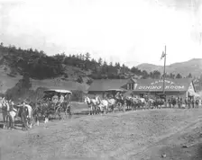 Pikes Peak Toll Road, Colorado, USA, c1900. Creator: Unknown
