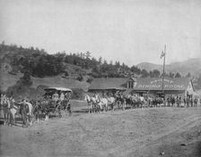 Pike's Peak (Col.) Toll Road c1897. Creator: Unknown