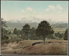 Pike's Peak, Colorado, c1899. Creator: William H. Jackson