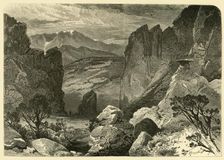 Pike's Peak, from Garden of the Gods 1874. Creator: Phineas F. Annin