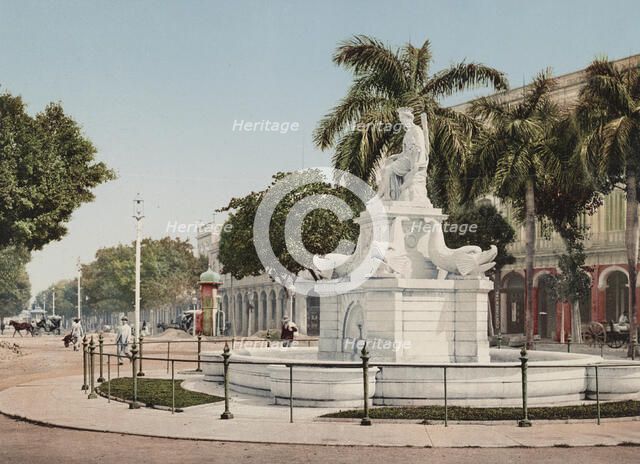Pila de la India, Habana, c1900. Creator: William H. Jackson.