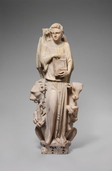 Pilaster (Tetramorph) from the Parapet of a Pulpit with Symbol of the Evangelists, ca. 1302-10. Creator: Unknown