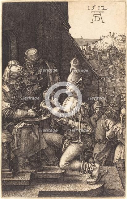 Pilate Washing His Hands, 1512. Creator: Albrecht Durer.