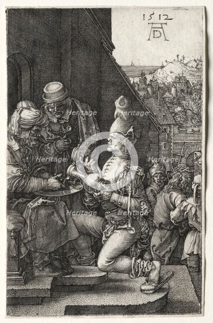 Pilate Washing His Hands, 1512. Creator: Albrecht Dürer (German, 1471-1528).