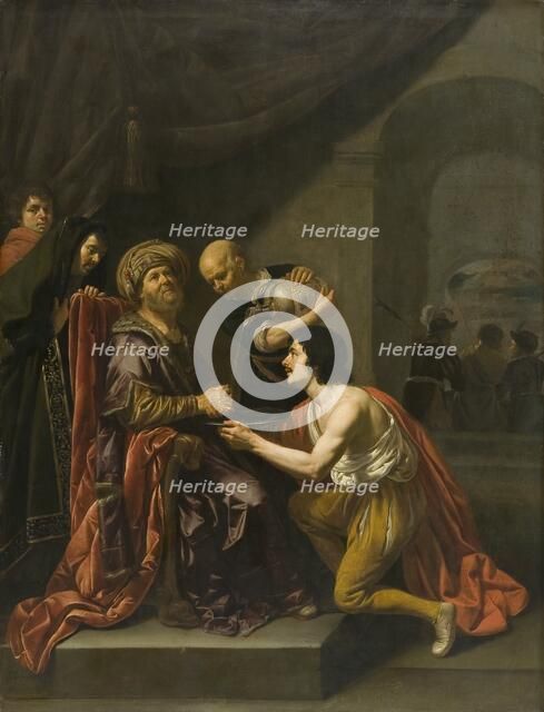 Pilate washing his hands', 1627-1671. Artists: Pontius Pilate, Jesus Christ, Jan van Bijlert.