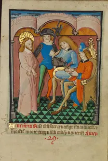 Pilate Washing His Hands, about 1480-1490. Creator: Unknown