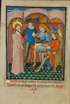 Pilate Washing His Hands, about 1480-1490. Creator: Unknown