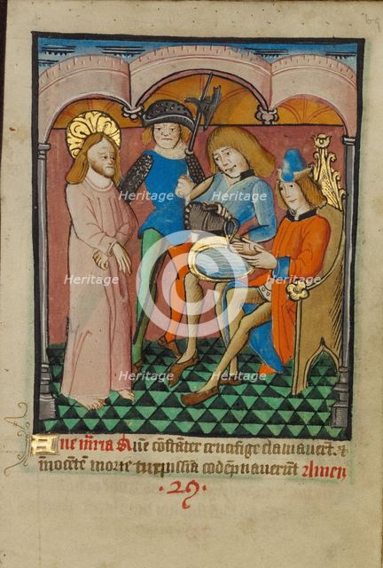 Pilate Washing His Hands, about 1480-1490. Creator: Unknown.