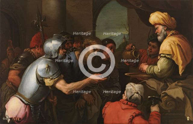 Pilate washing his Hands, between 1655 and 1675. Creator: Luca Giordano.