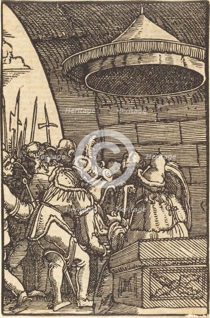 Pilate Washing His Hands, c. 1513. Creator: Albrecht Altdorfer.