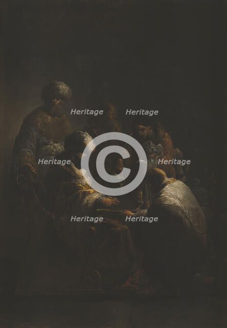 Pilate Washing his Hands, c 1640. Creator: Bramer, Leonaert (1596-1674).