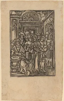 Pilate Washing His Hands. Creator: Master S