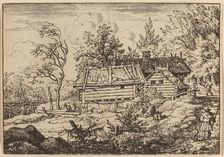 Pilgrim with a Dog, probably c. 1645/1656. Creator: Allart van Everdingen