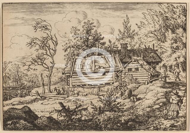 Pilgrim with a Dog, probably c. 1645/1656. Creator: Allart van Everdingen.