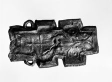 Pilgrim ampulla, c1225-c1250. Creator: Unknown