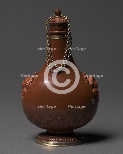 Pilgrim Bottle, c. 1715. Creator: Meissen Porcelain Factory (German).