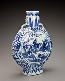 Pilgrim flask, 19th century. Creator: Unknown
