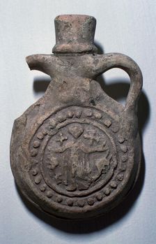 Pilgrim flask for the shrine of St Menas, 6th century