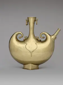 Pilgrim Flask, India, early 17th century. Creator: Unknown
