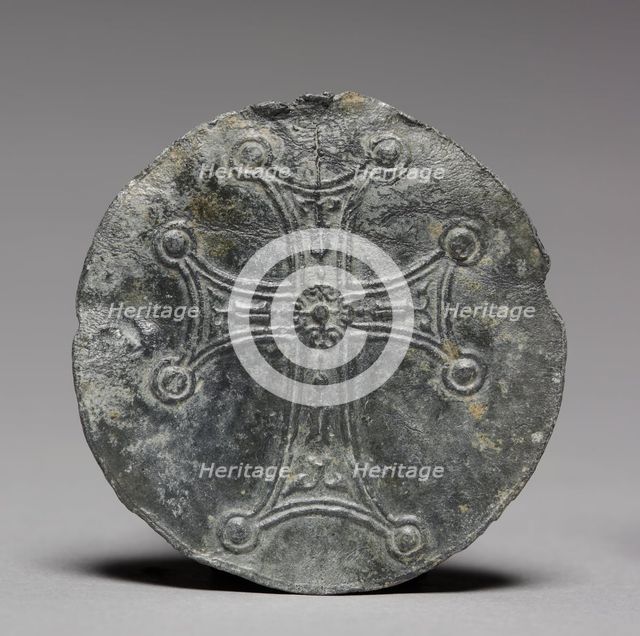 Pilgrim's Medallion with St. Symeon the Younger, c. 1100. Creator: Unknown.